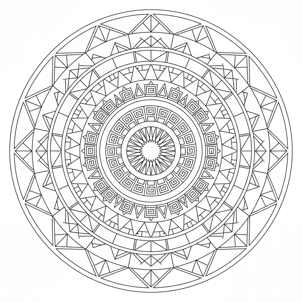 mandala coloring