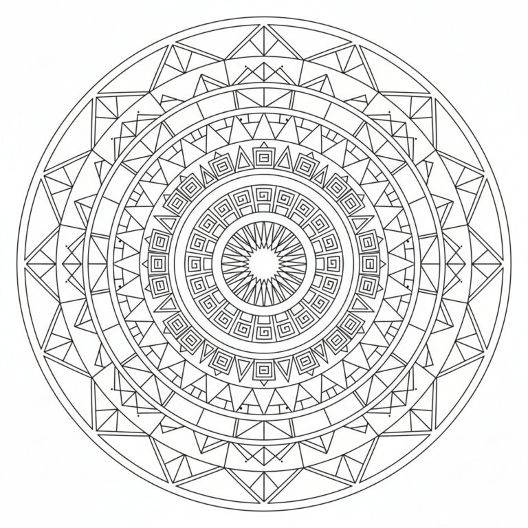 mandala coloring