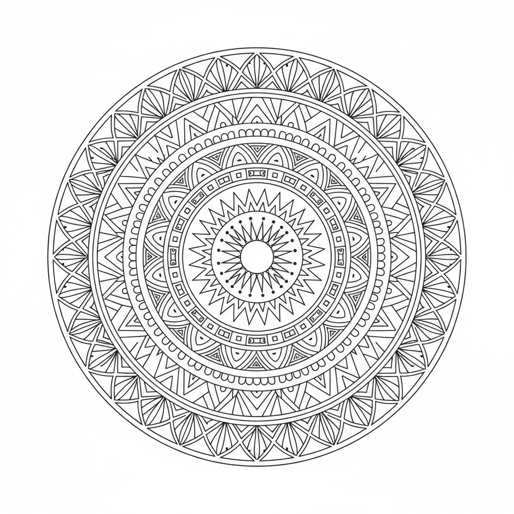 mandala coloring