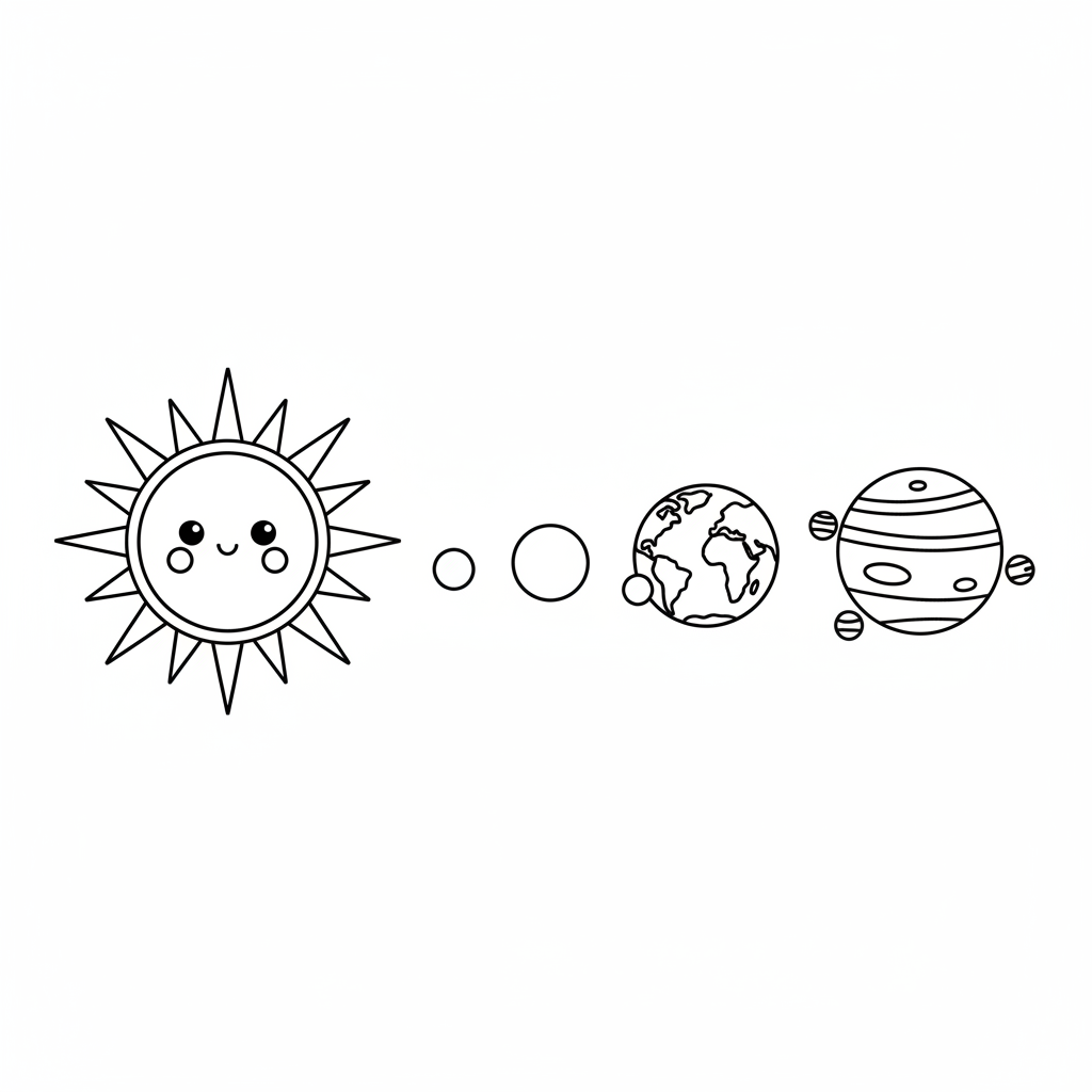features large friendly sun wi coloring page