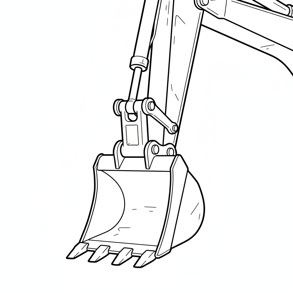 focusing on close up view coloring page