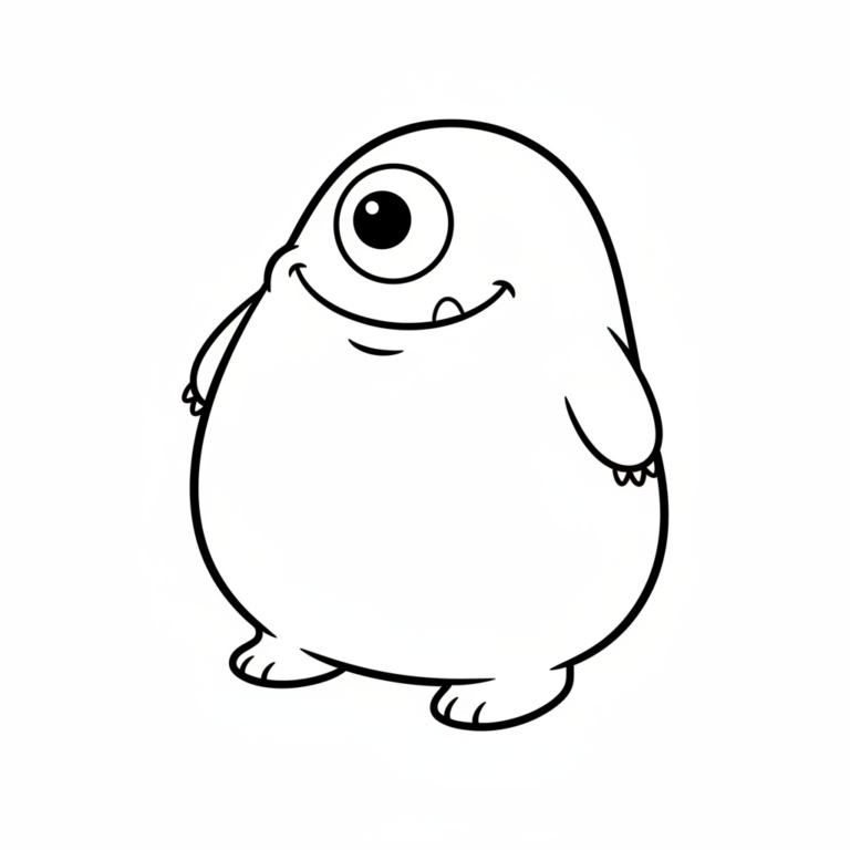 monster coloring