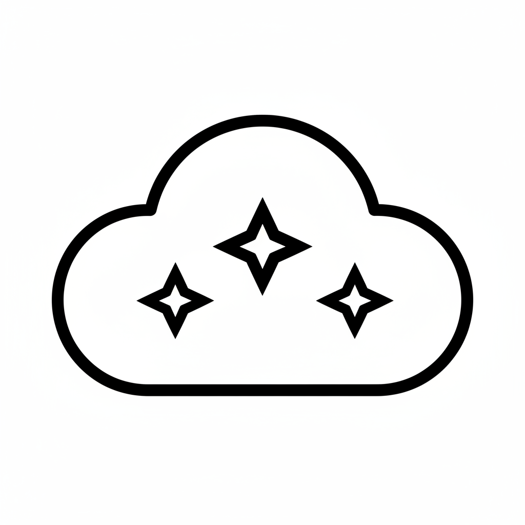 large simple thought bubble cloud coloring page