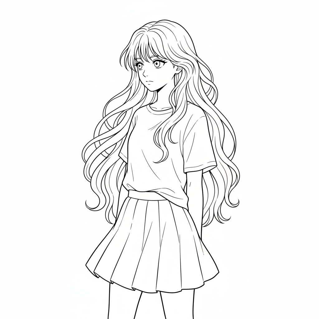 pop manga finished coloring