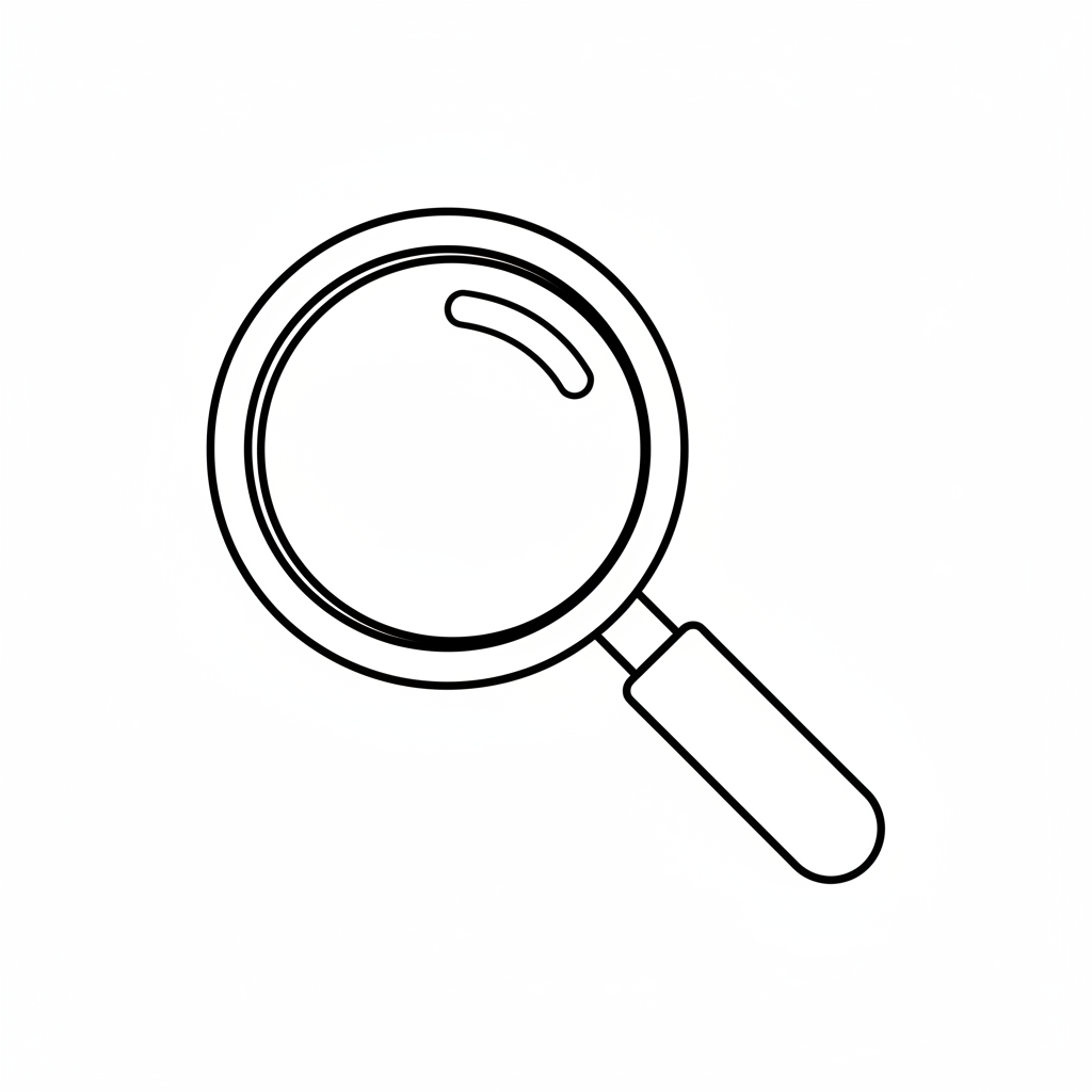 simple clean lar coloring page for kids