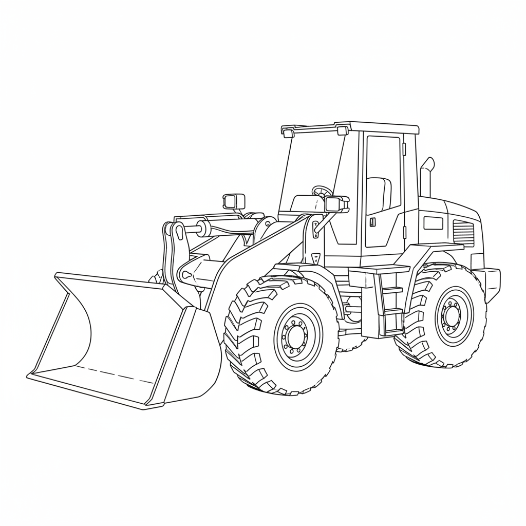 construction truck coloring