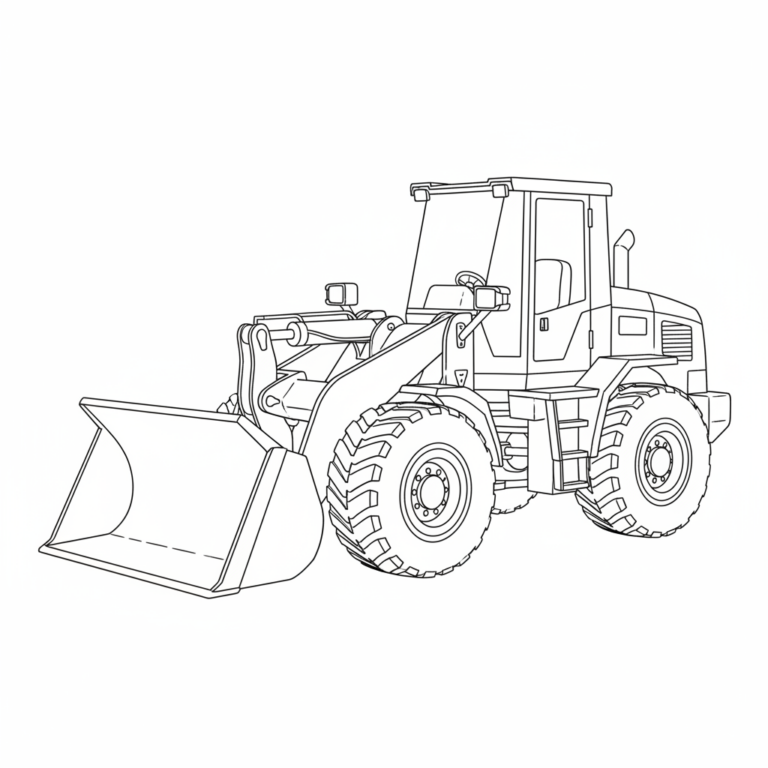 construction truck coloring