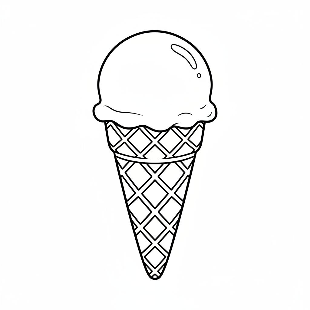 ice cream coloring