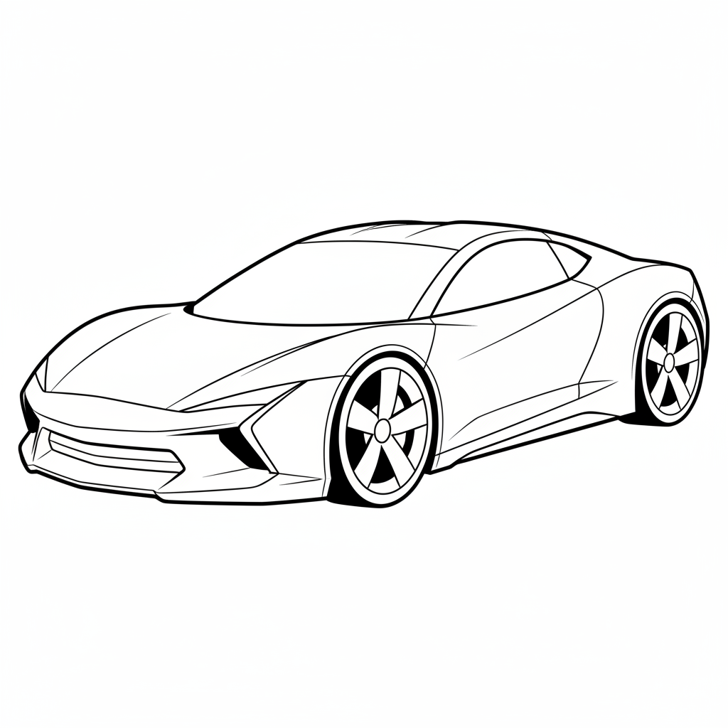 cool car coloring
