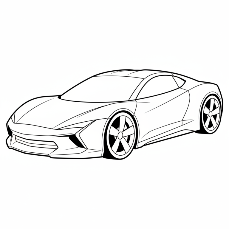 cool car coloring