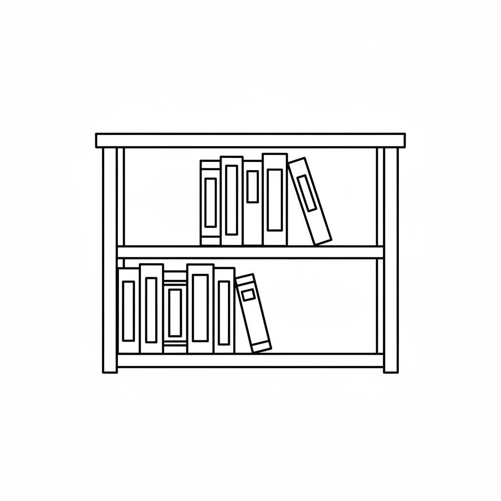 simple clean sim coloring page for kids
