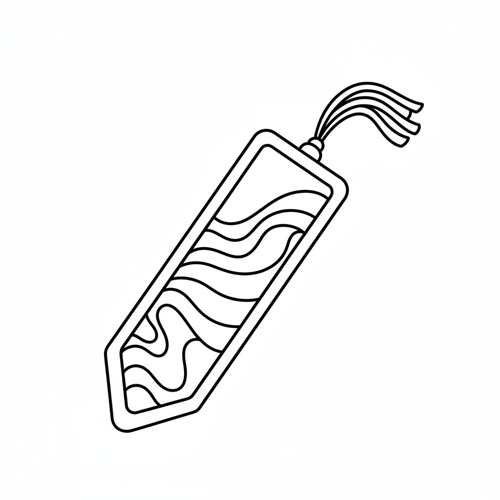 simple clean sin coloring page for kids