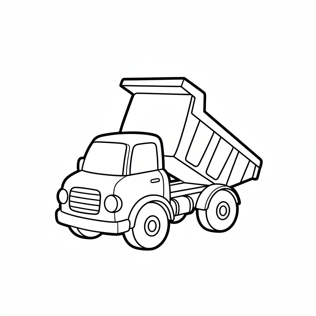 truck coloring