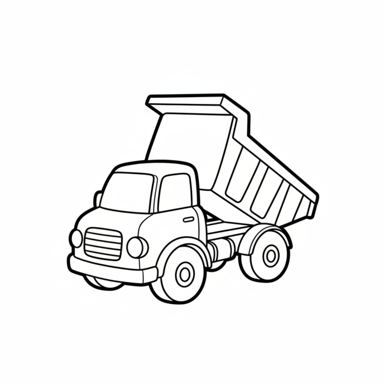 truck coloring