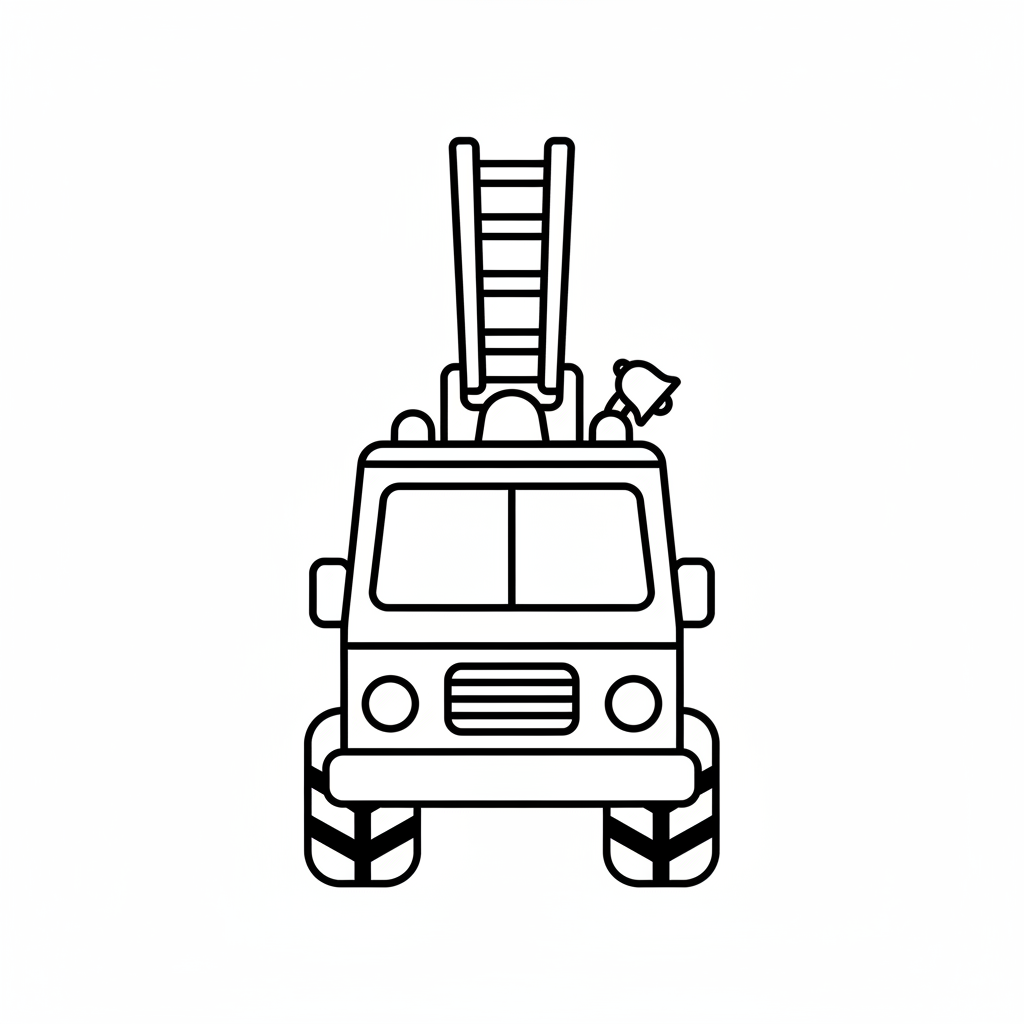fire truck coloring