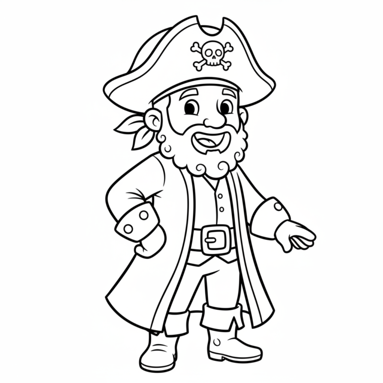 pirate coloring
