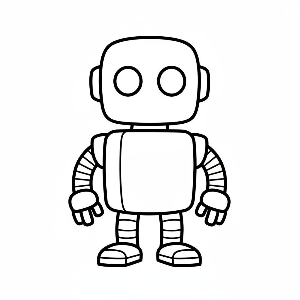 robot coloring