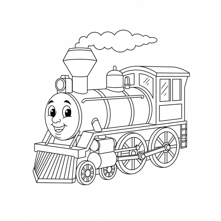 train coloring