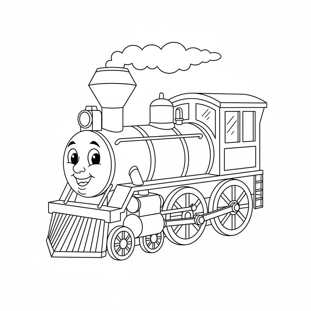 train coloring
