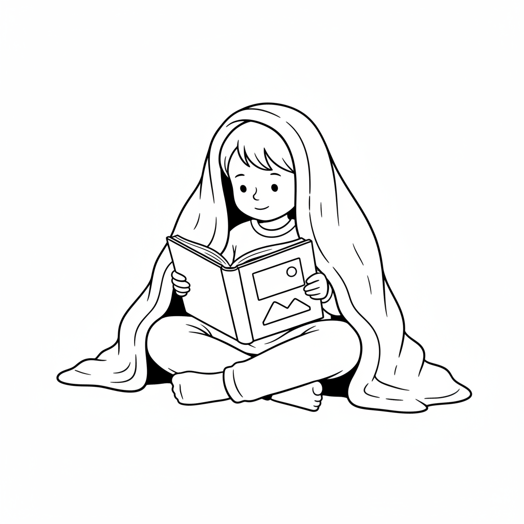 simple is coloring page for kids