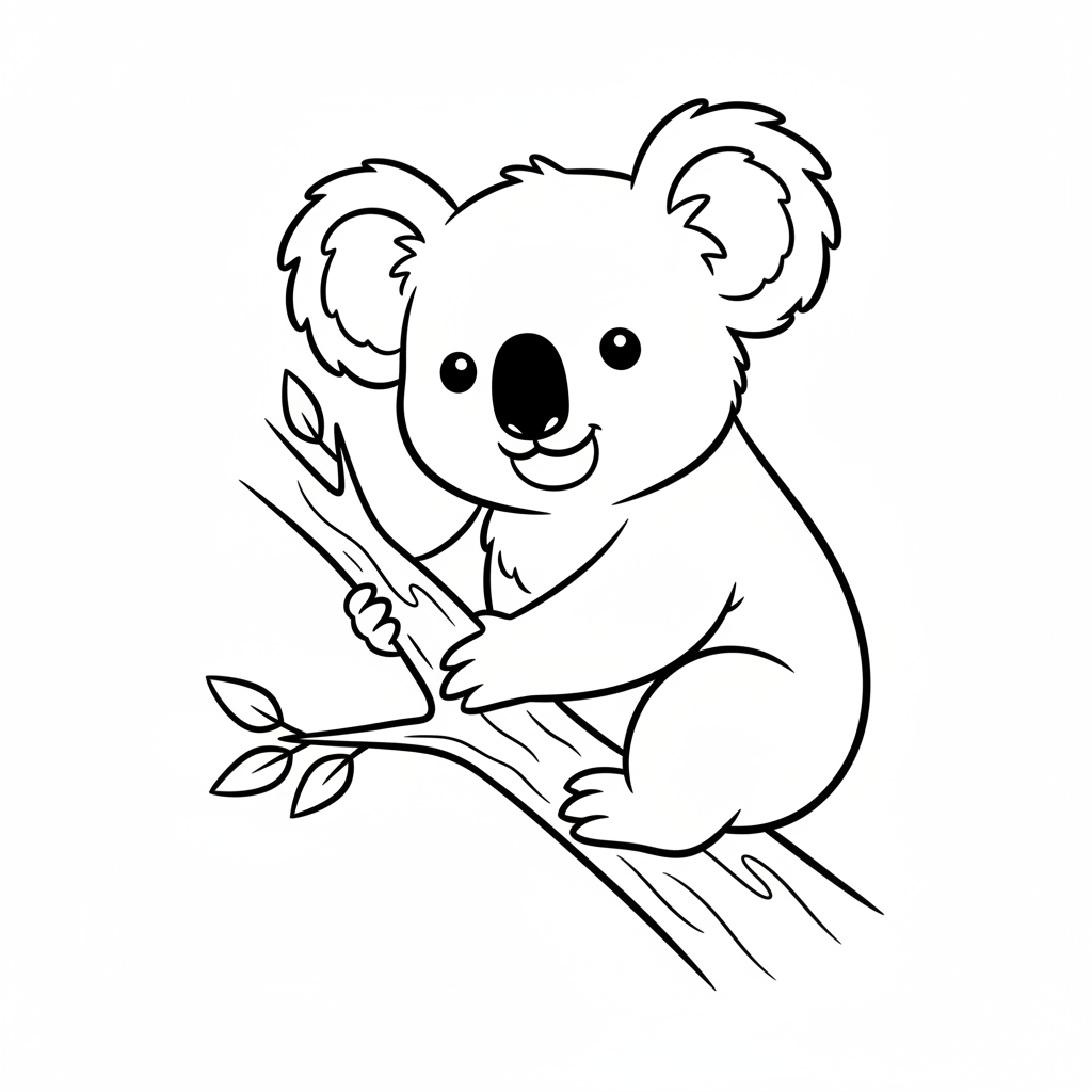 koala bear coloring