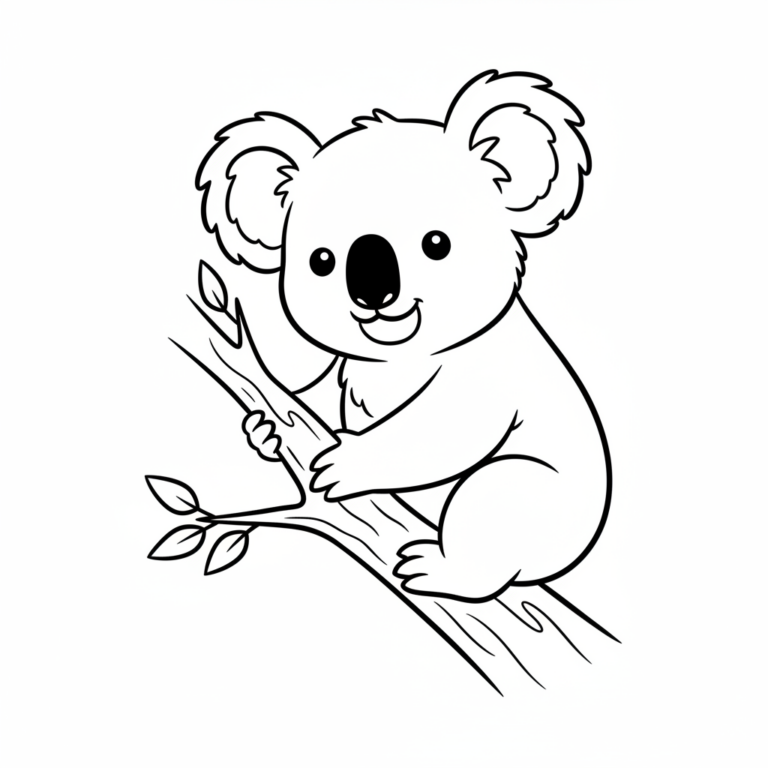 koala bear coloring