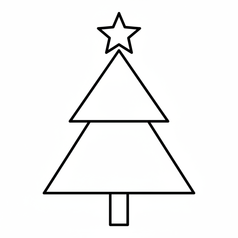 christmas tree coloring