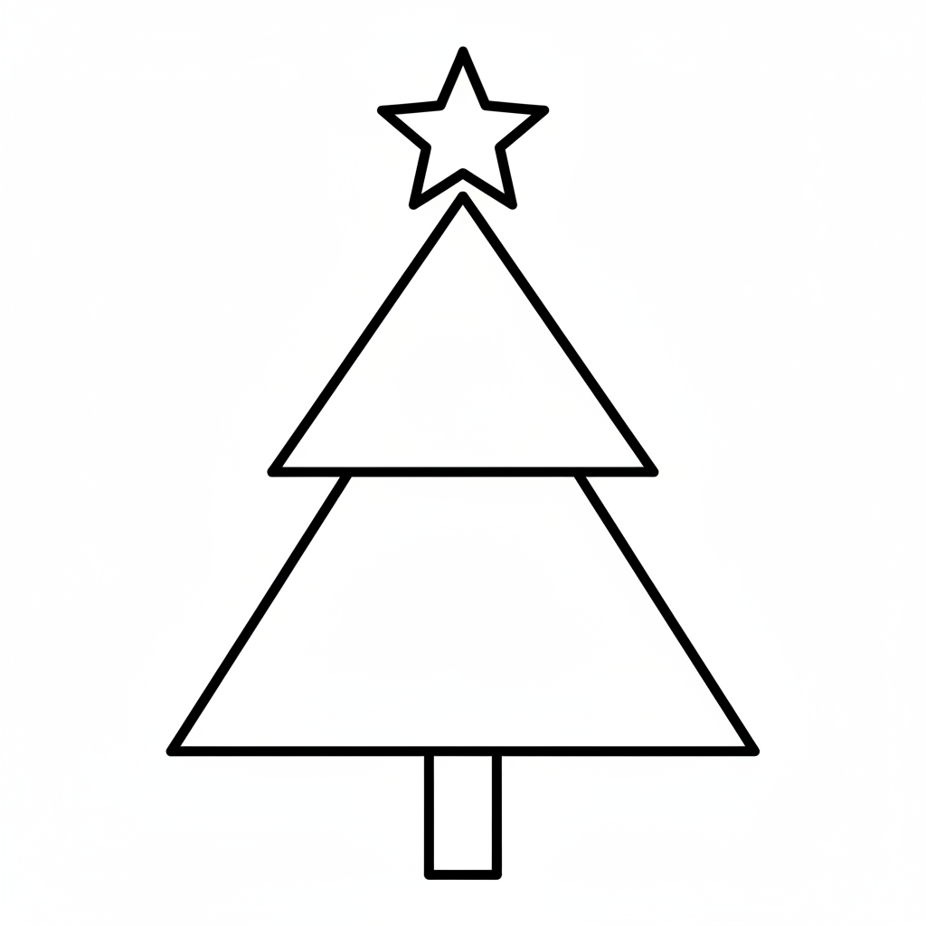 christmas tree coloring