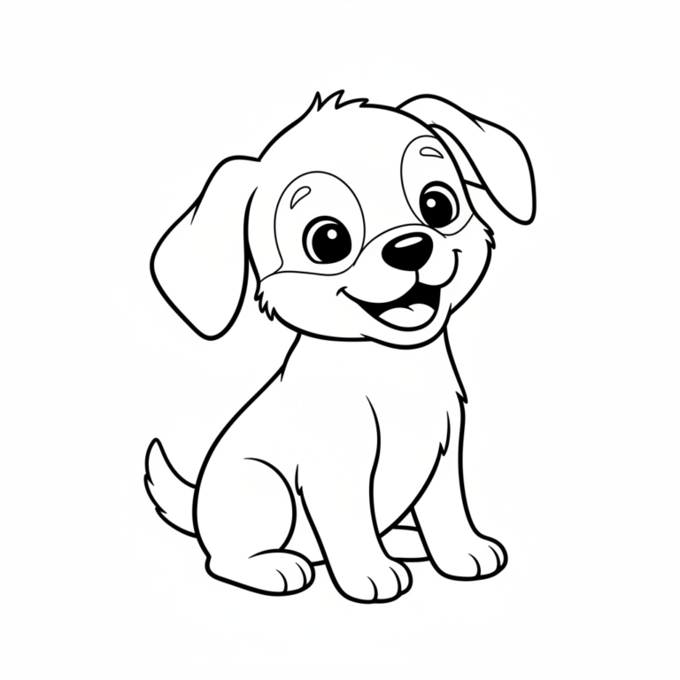 puppy coloring