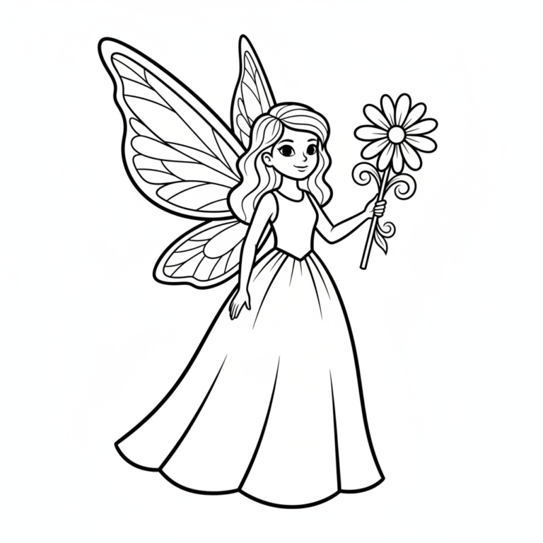 fairy coloring