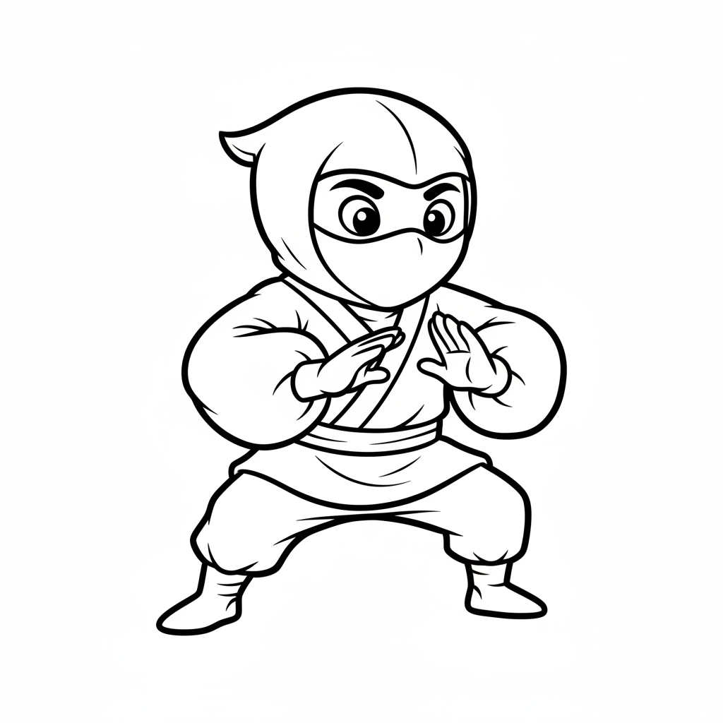 ninja coloring