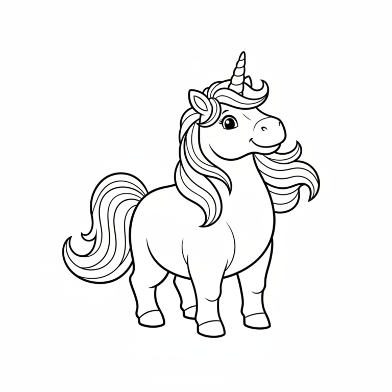 unicorn coloring