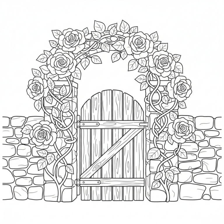 secret garden coloring