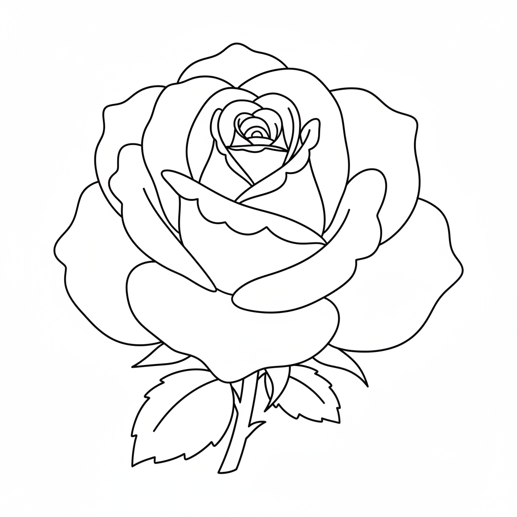 beautiful flower coloring
