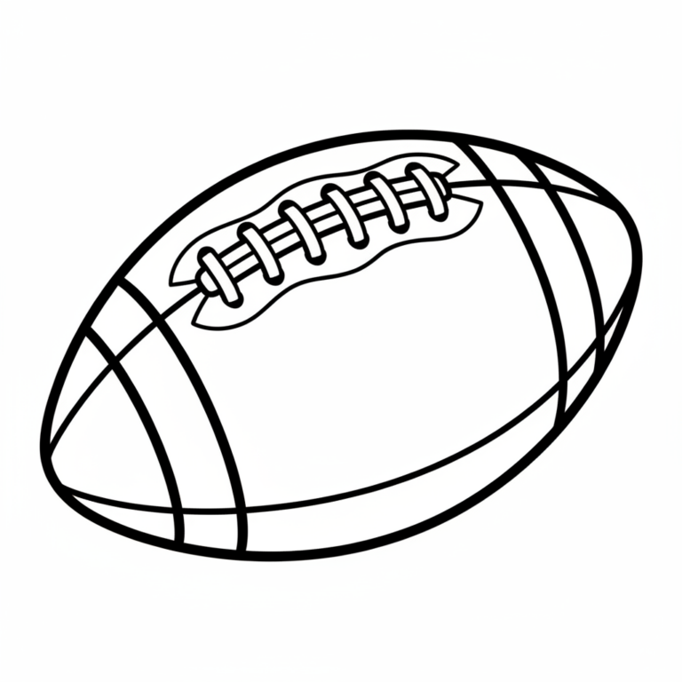 football coloring