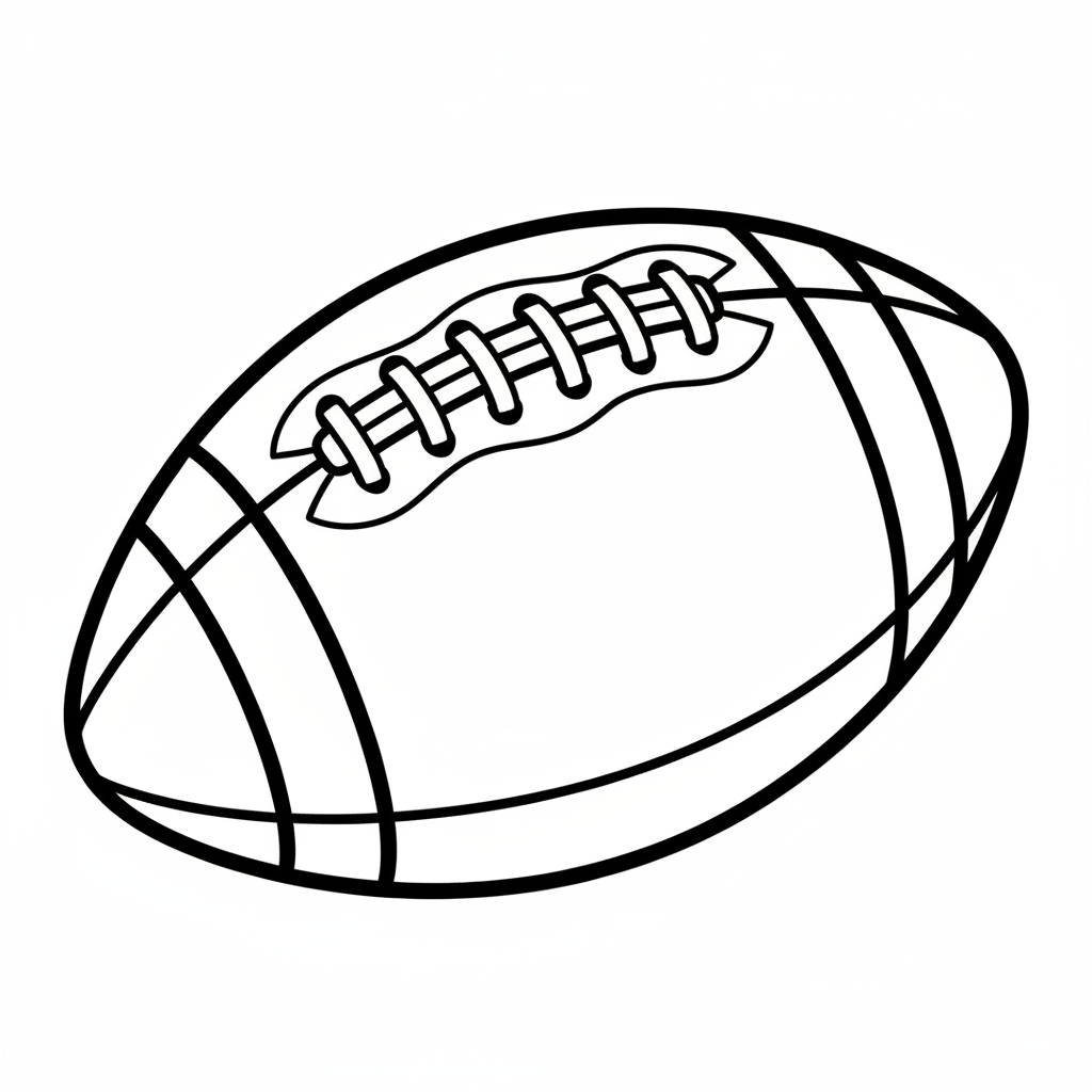 football coloring
