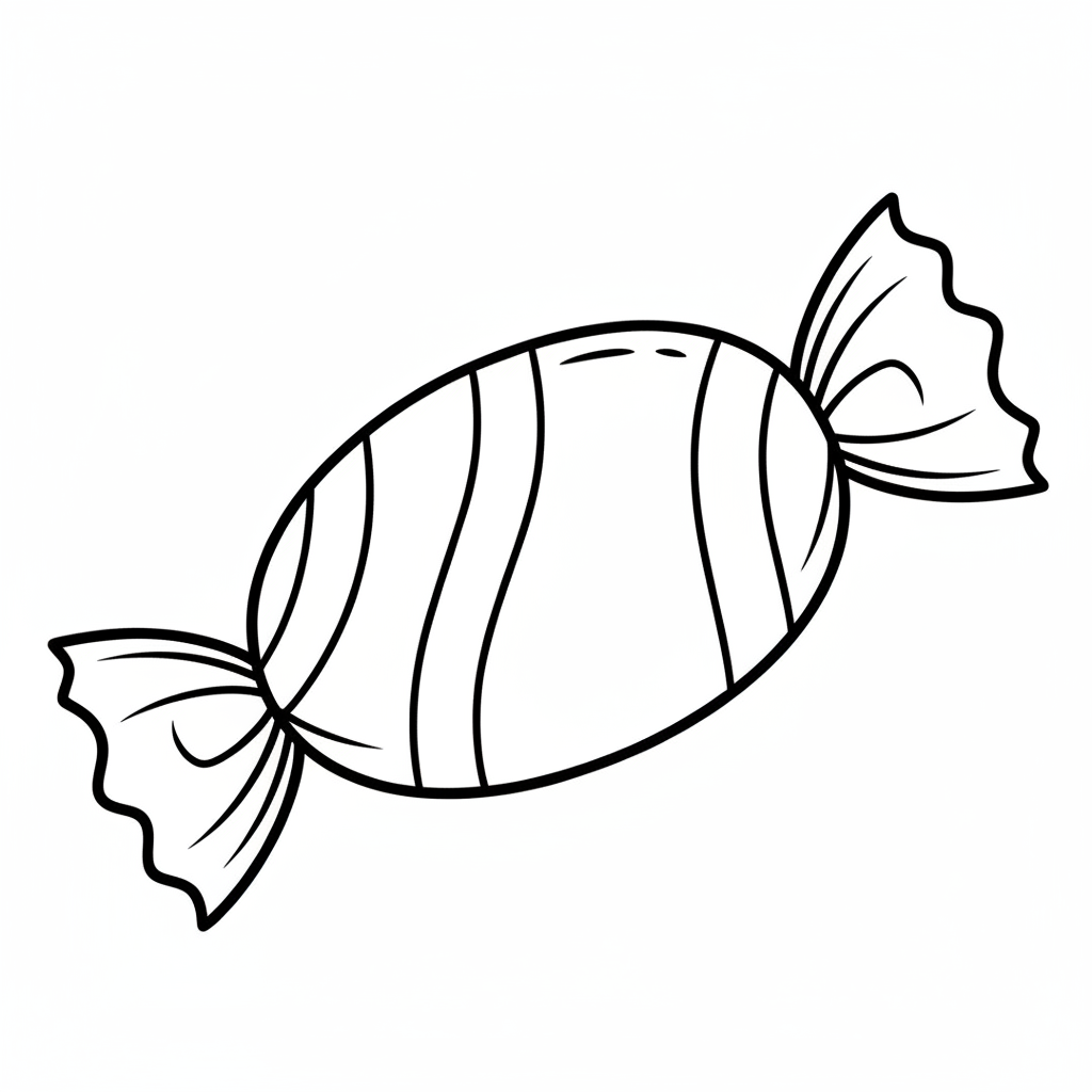 single piece of wrapped hard coloring page