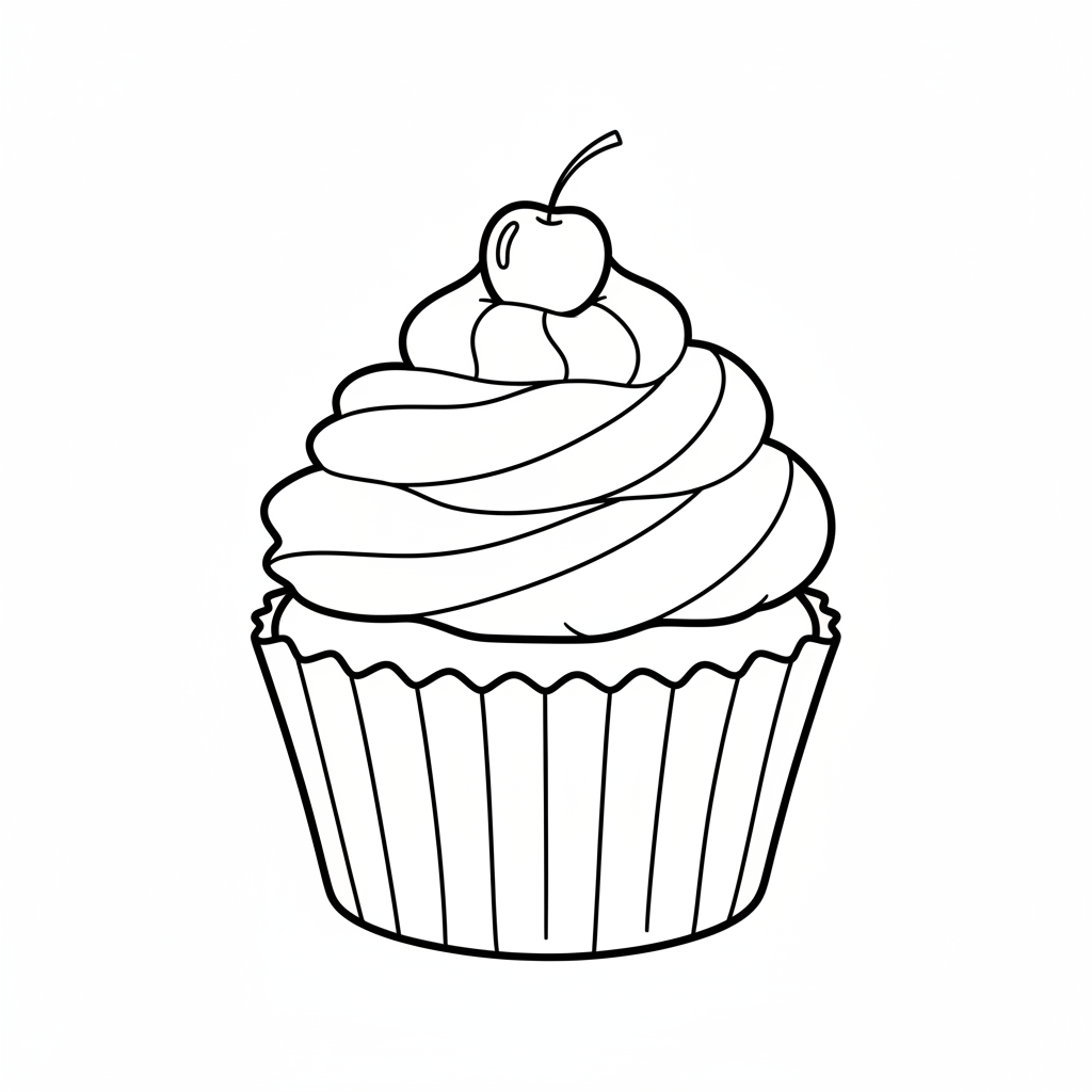 cupcake coloring