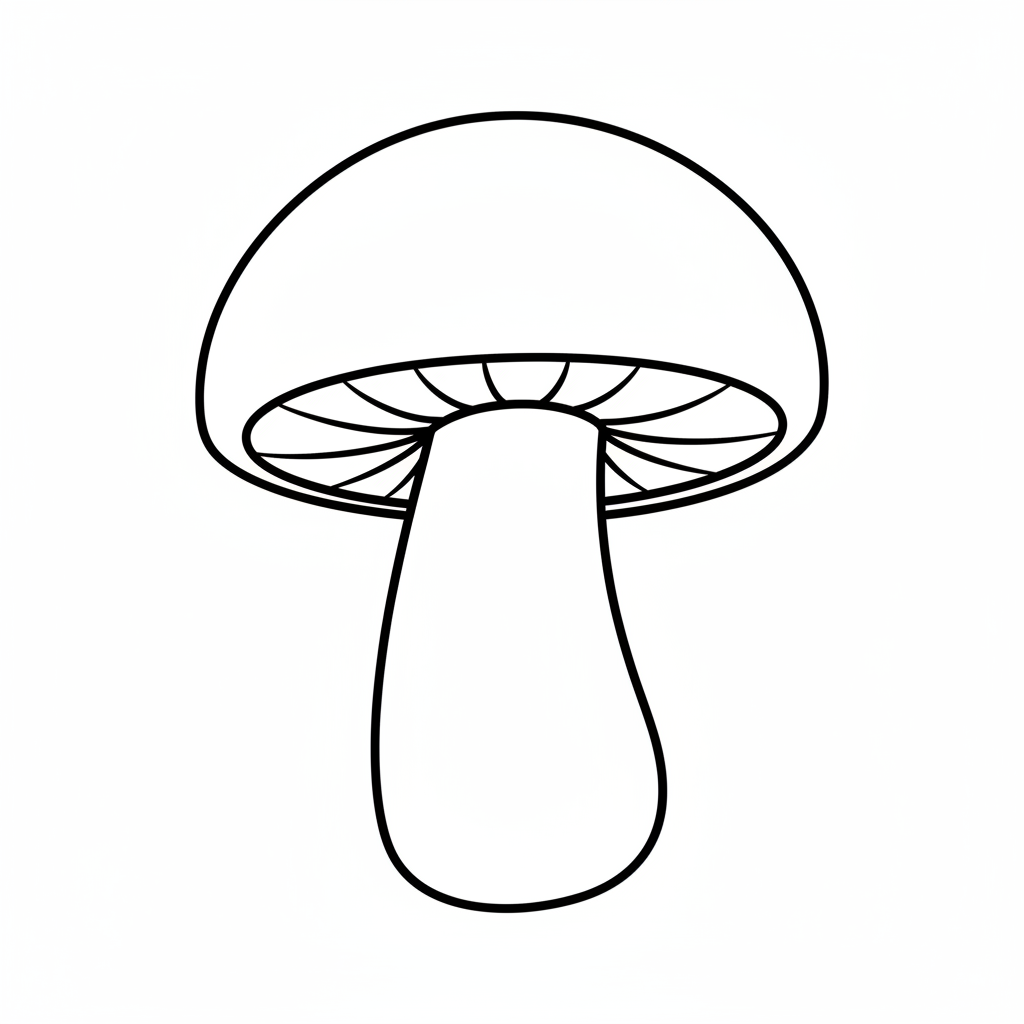 mushroom coloring