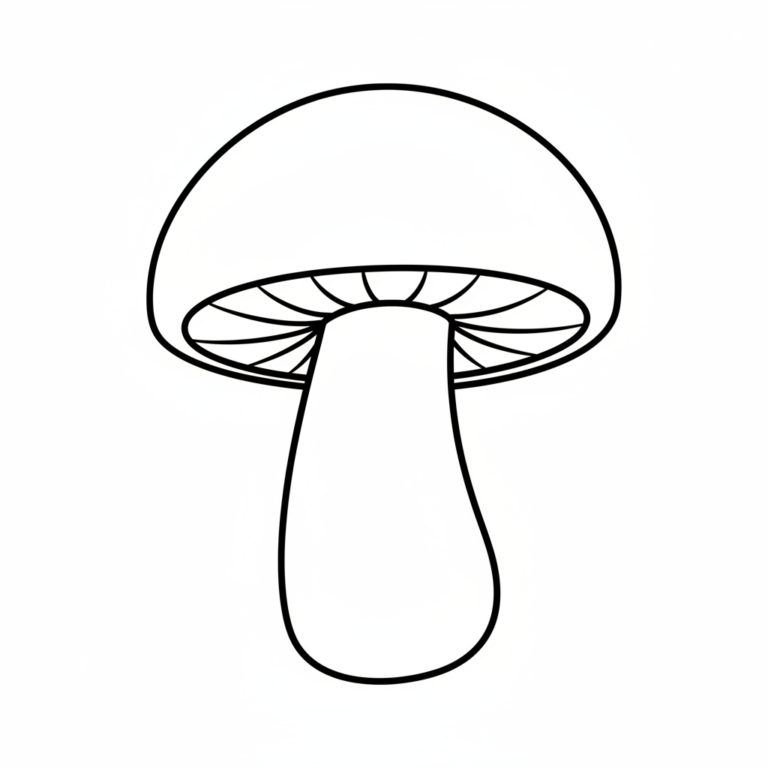 mushroom coloring